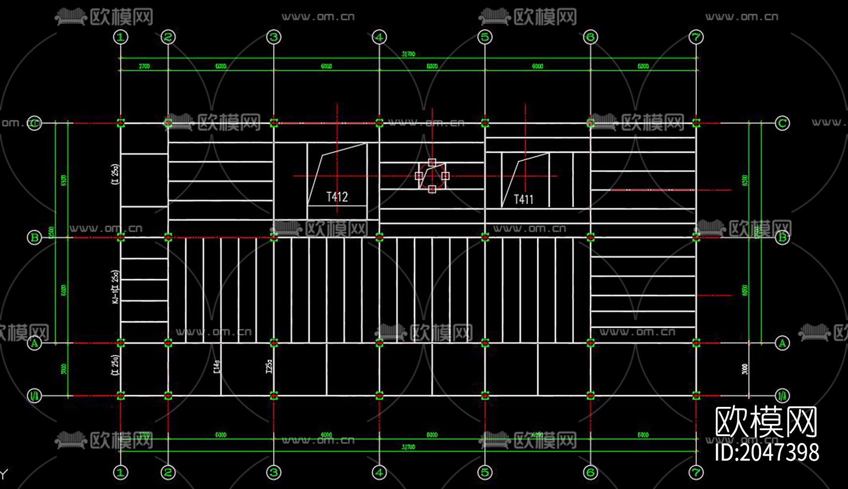 多层平台节点大样下载（渲染图5）