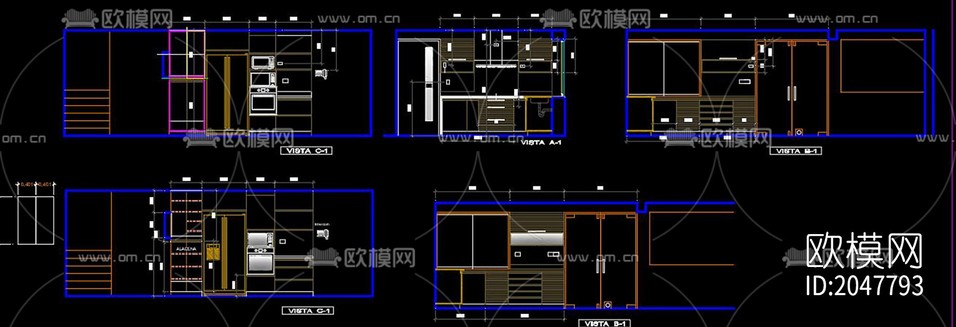 定制柜子节点大样下载(渲染图8)