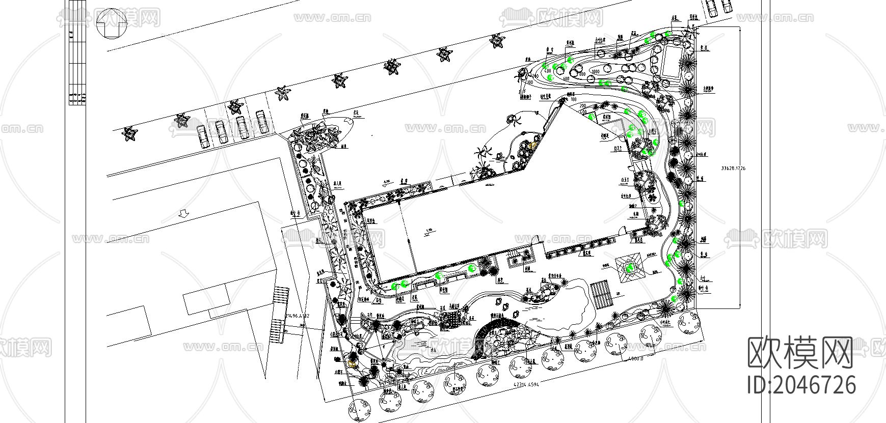 某样板房环境cad施工图下载（渲染图1）
