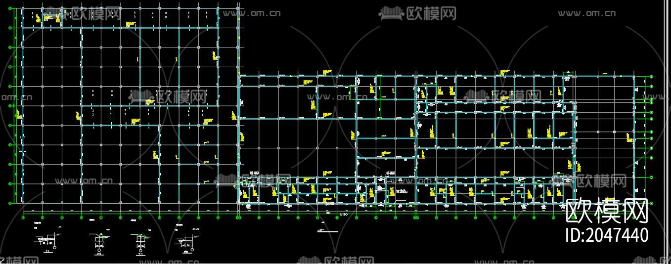 屠宰场cad施工图下载（渲染图3）