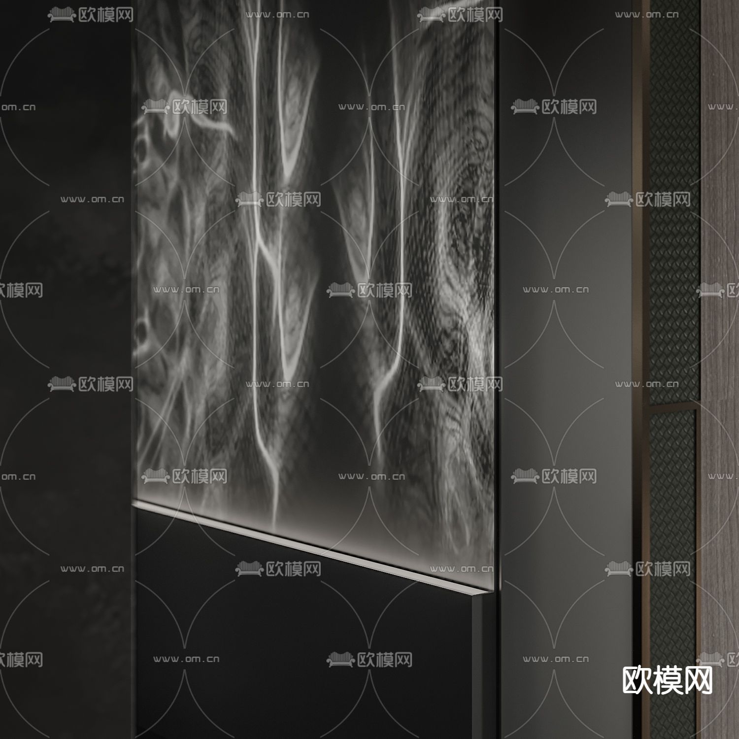 现代室内高尔夫球馆3d模型