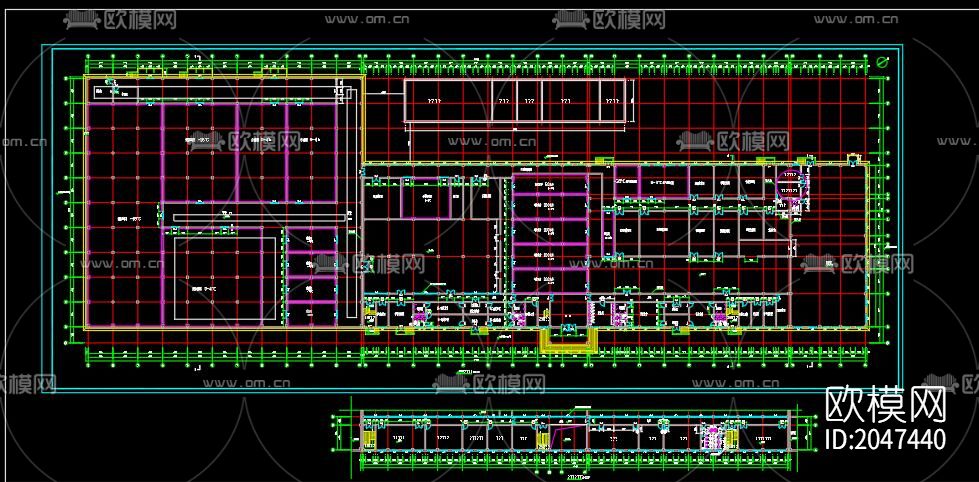 屠宰场cad施工图下载（渲染图1）