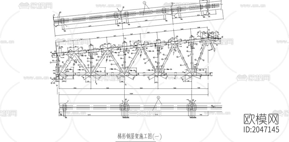 钢结构课程设计节点大样下载(渲染图4)