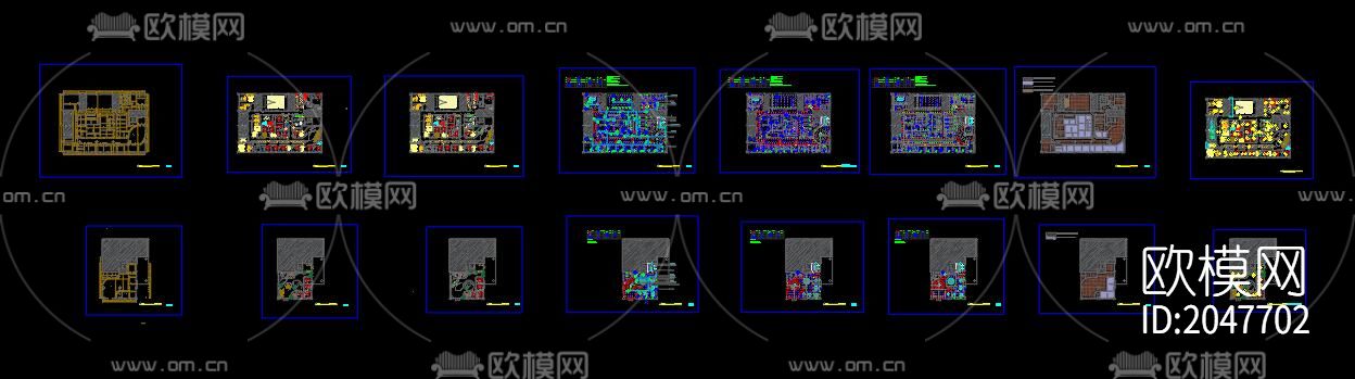 牙科诊所cad施工图下载（渲染图10）