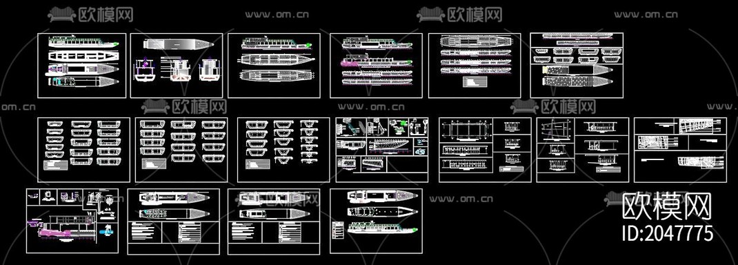 船cad图库-免费3dmax模型库-欧模网