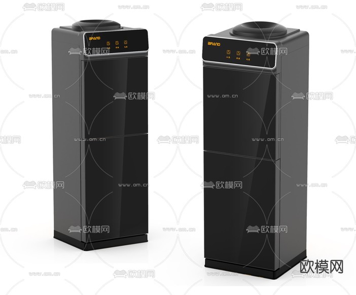 现代饮水机3d模型下载