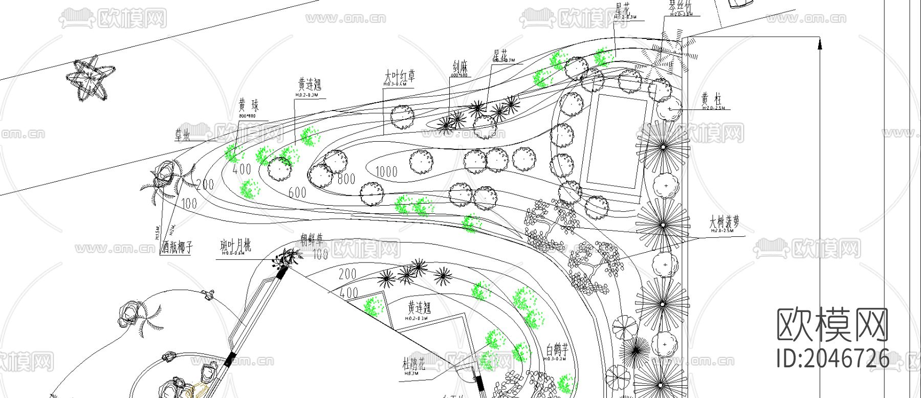 某样板房环境cad施工图下载（渲染图2）