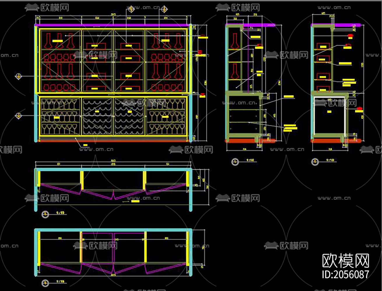 酒吧cad图纸下载（渲染图6）