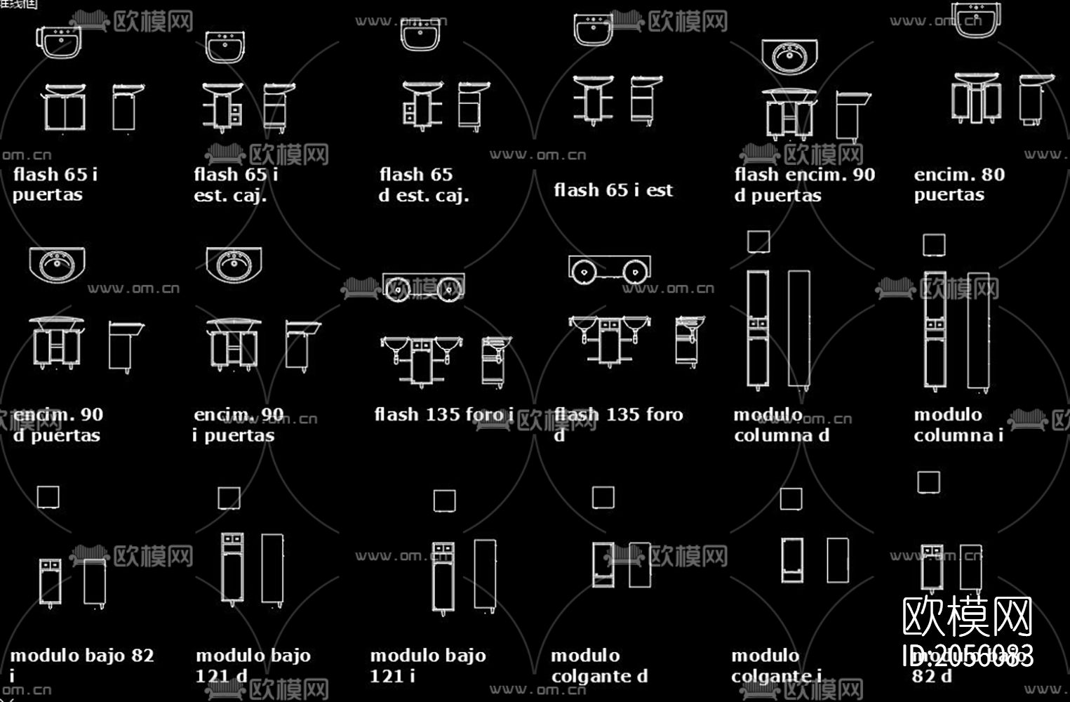 台盆cad图库下载（渲染图2）