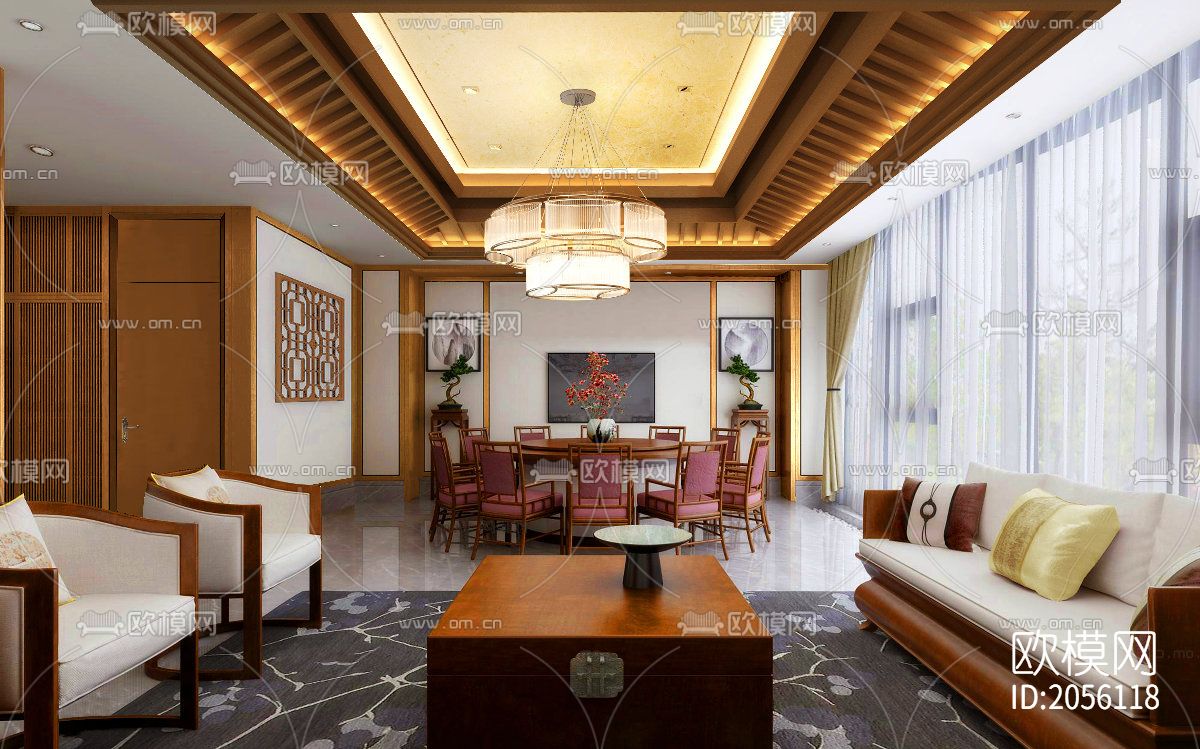 酒店cad图纸下载（渲染图7）