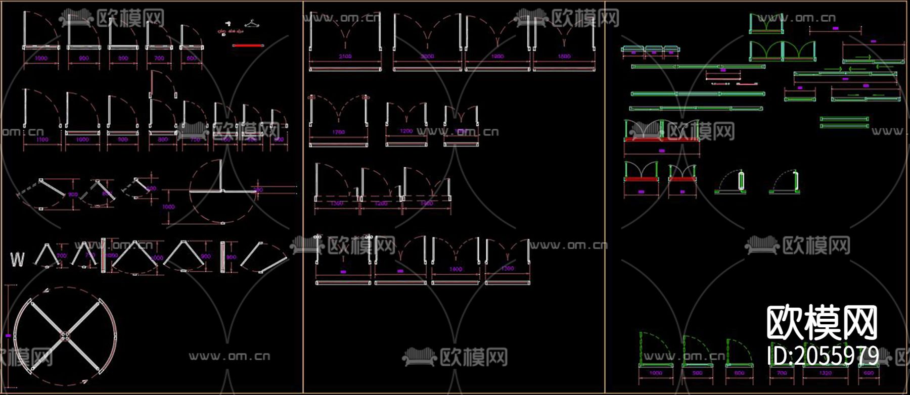 家具cad图库下载（渲染图9）