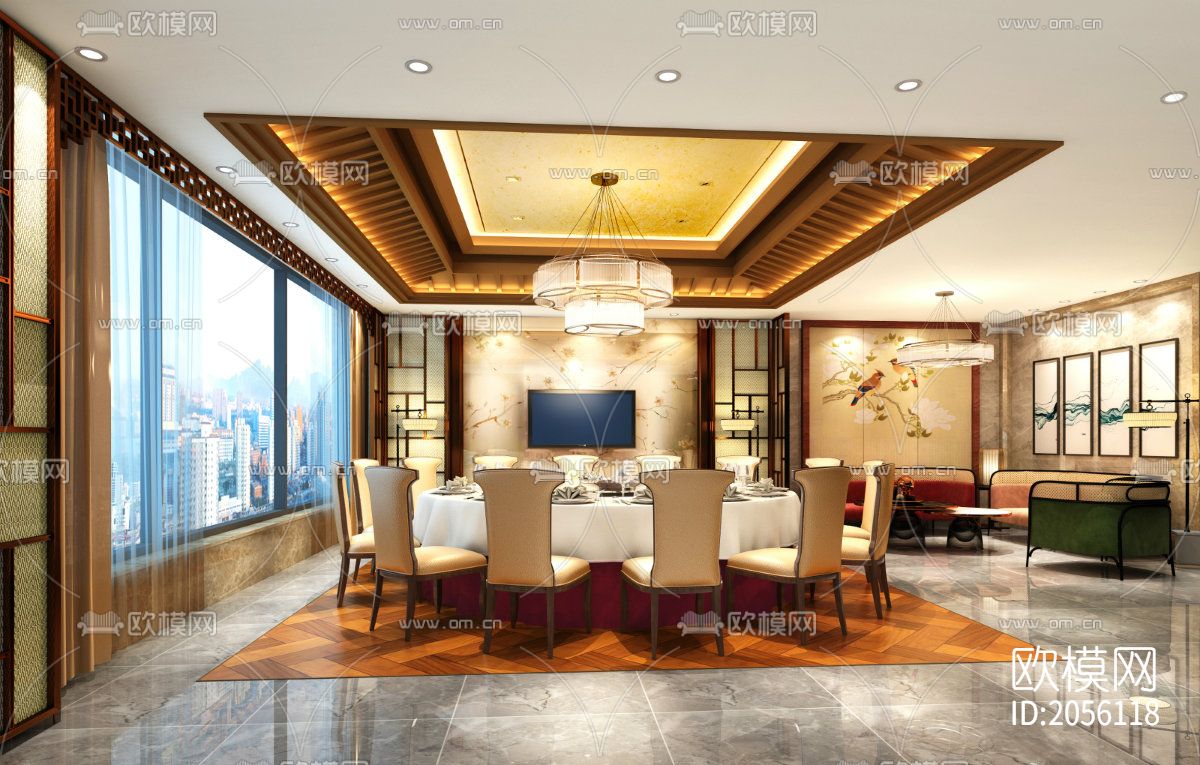 酒店cad图纸下载（渲染图9）