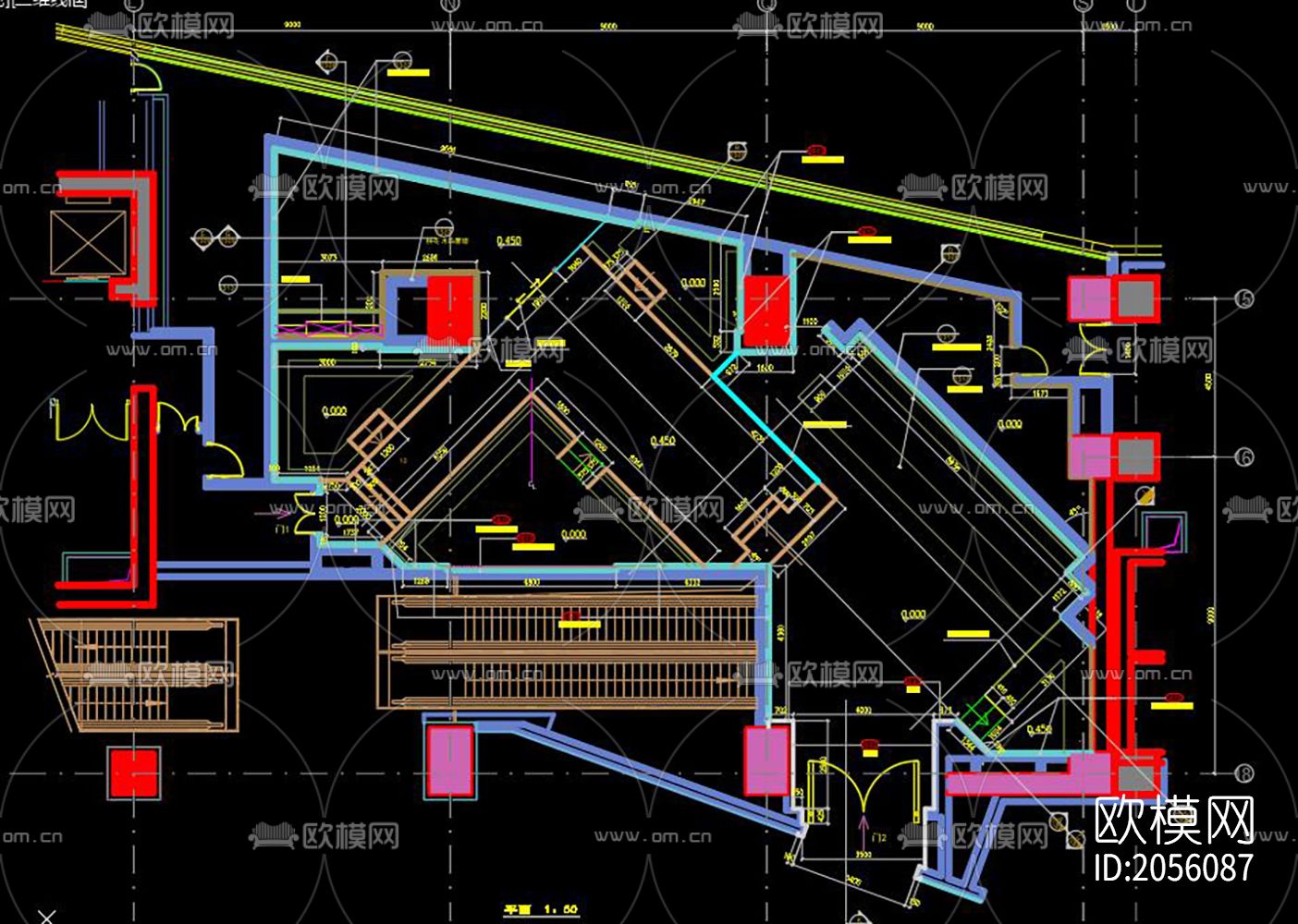 酒吧cad图纸下载（渲染图7）