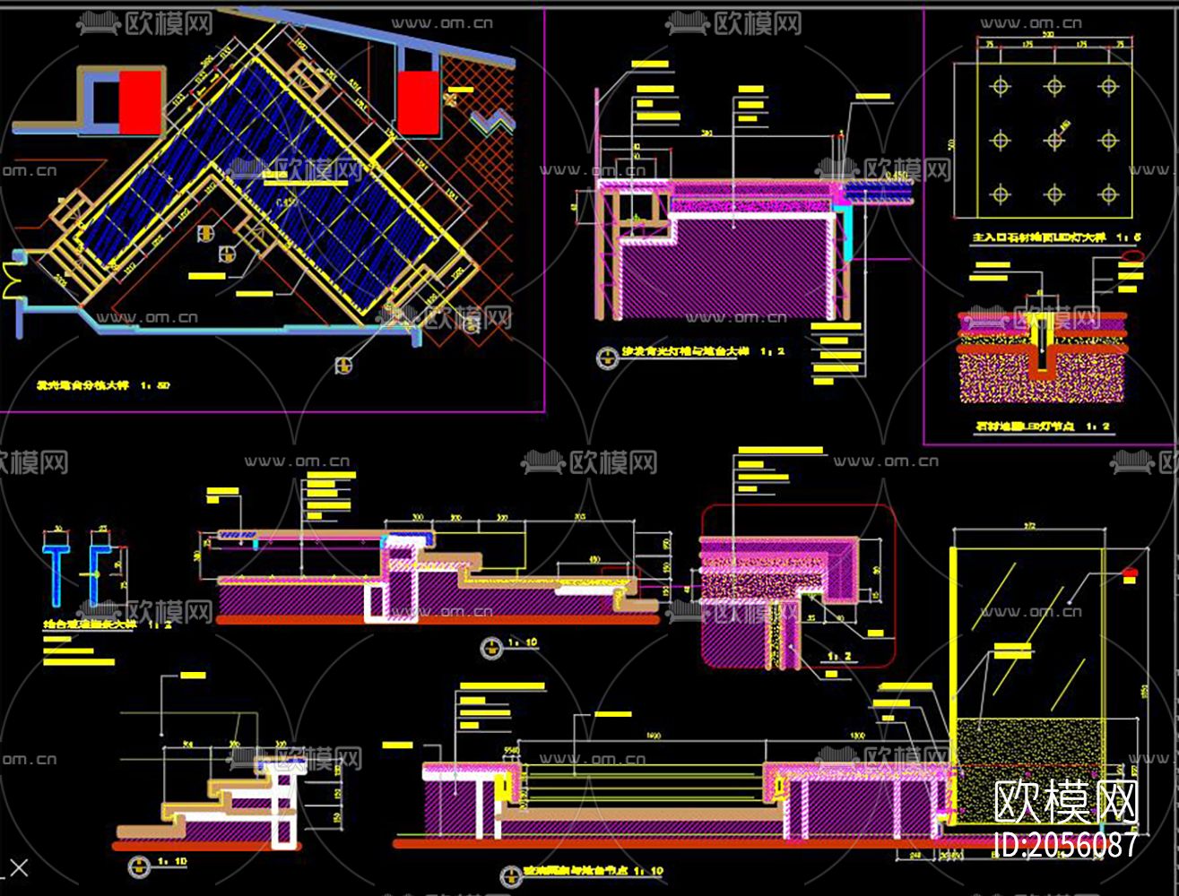 酒吧cad图纸下载（渲染图4）