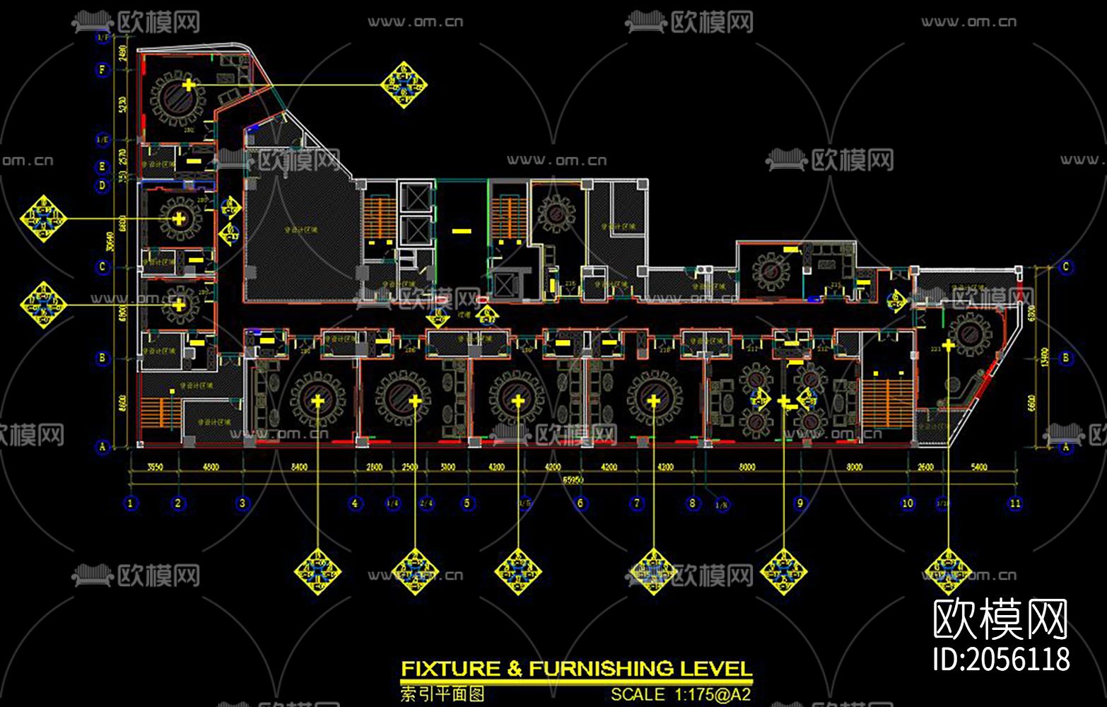 酒店cad图纸下载（渲染图4）