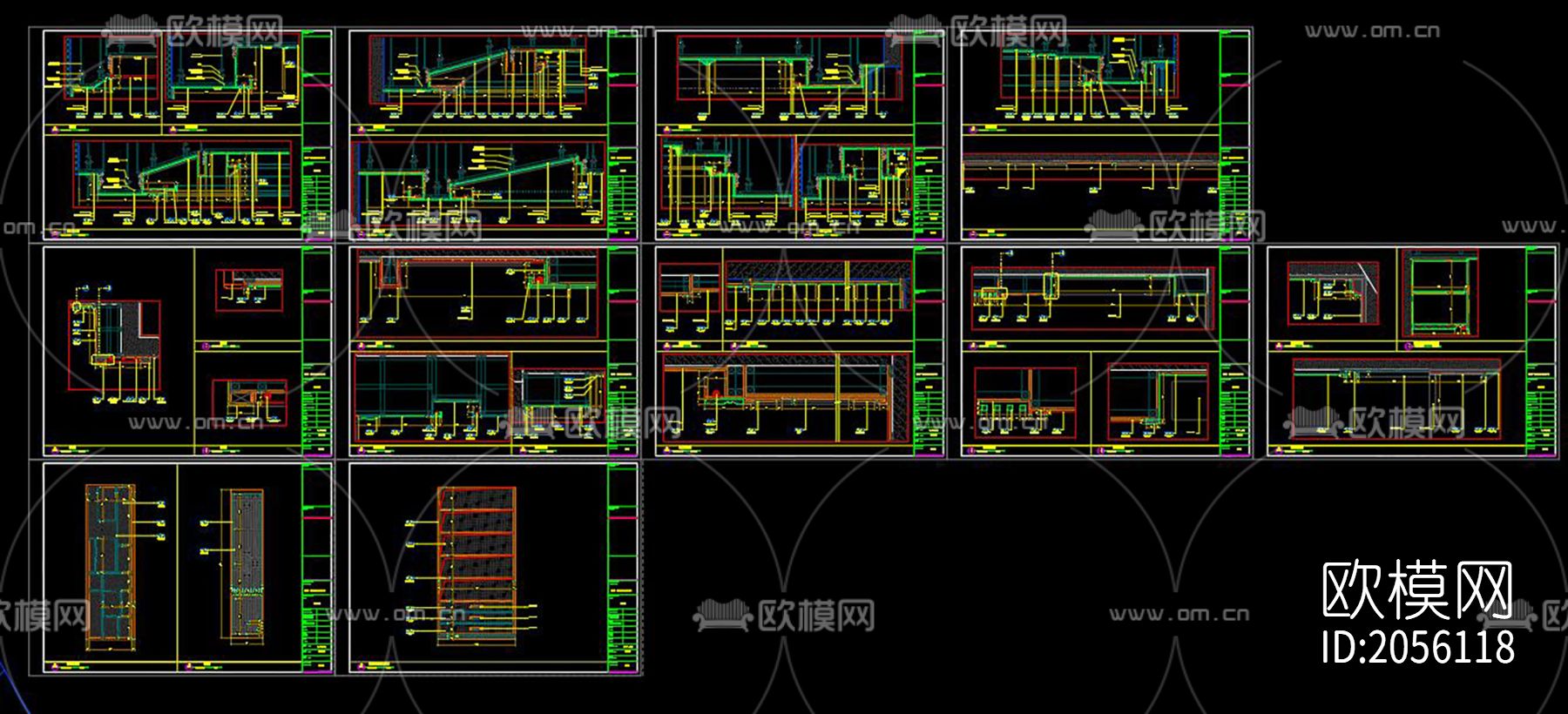 酒店cad图纸下载（渲染图2）