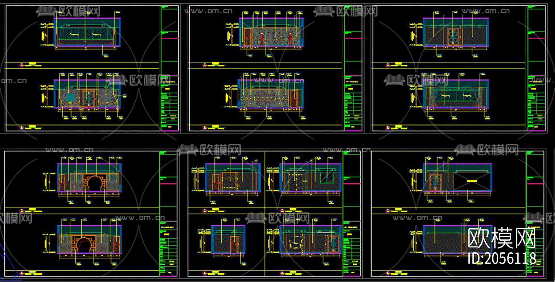 酒店cad图纸下载（渲染图3）