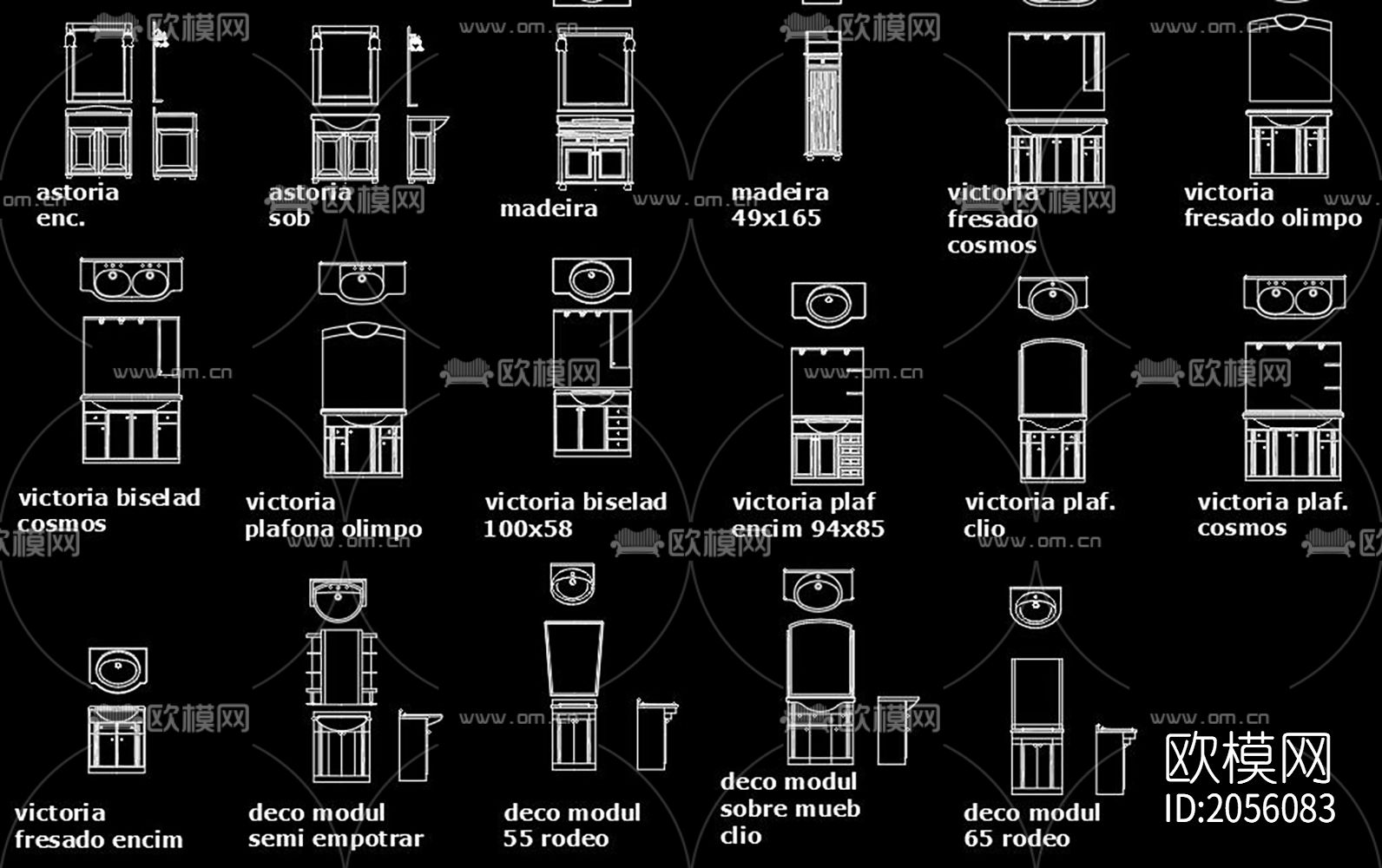 台盆cad图库下载（渲染图6）