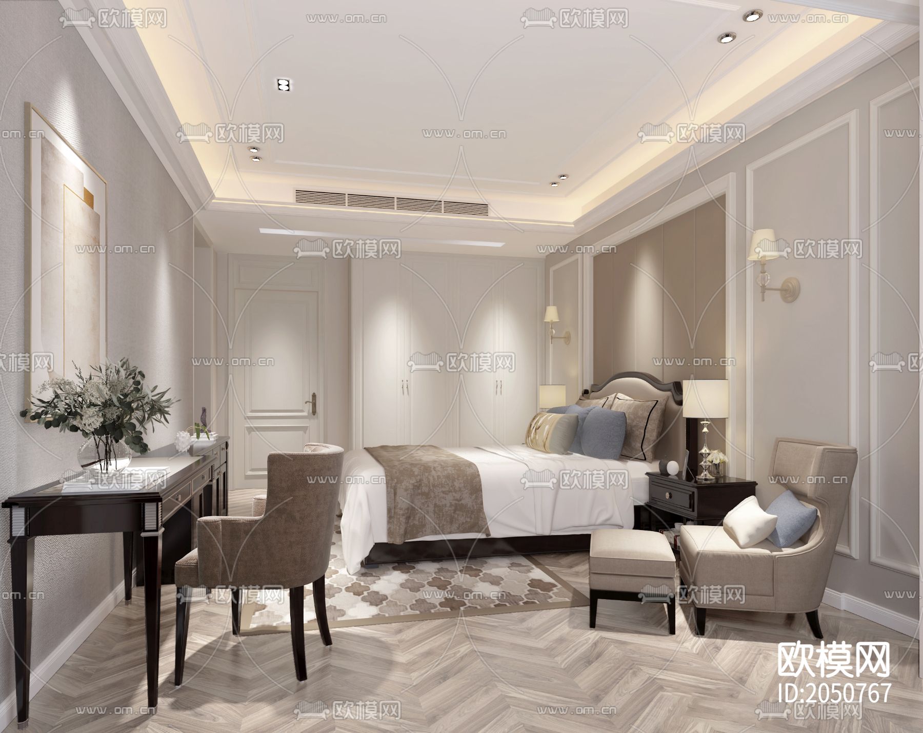 别墅cad平面图下载（渲染图8）