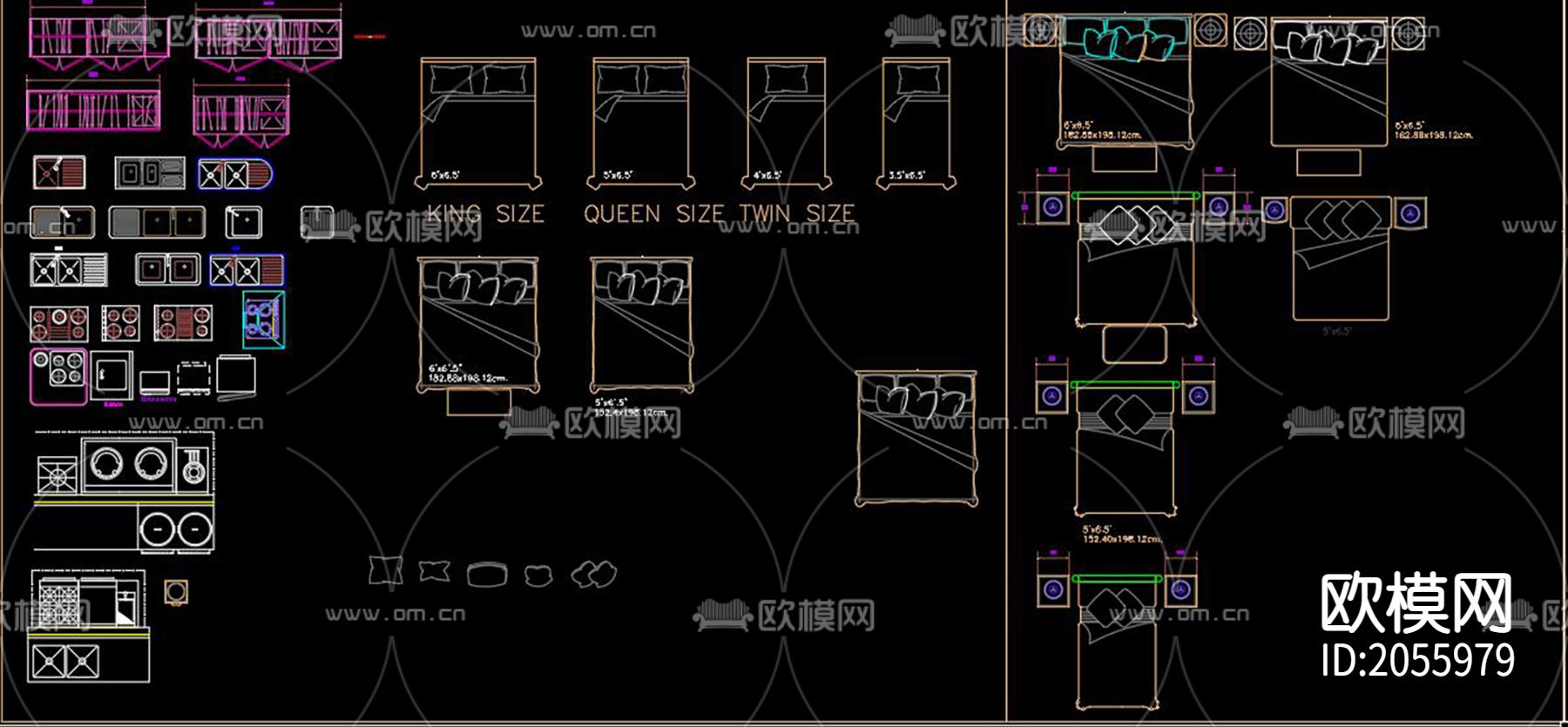 家具cad图库下载（渲染图6）