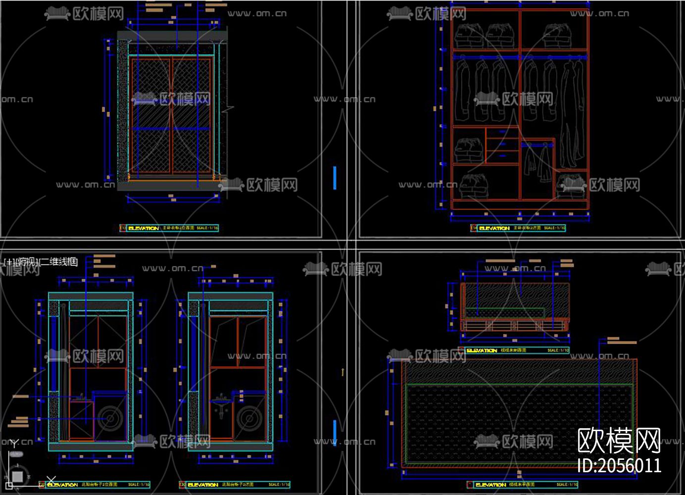家装cad图纸下载（渲染图3）