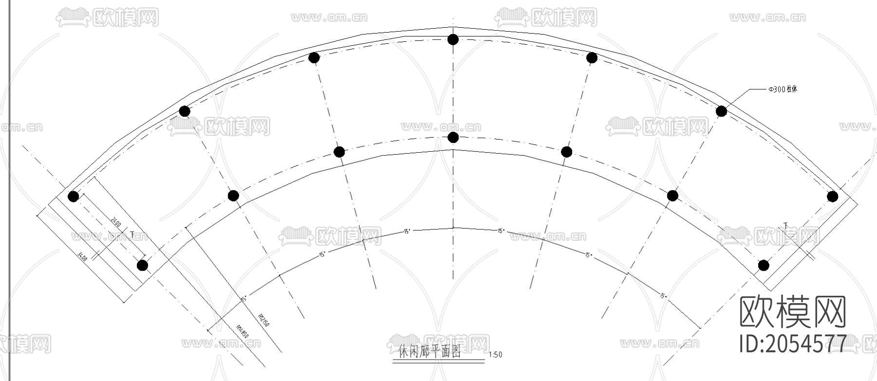 小区规划cad平面图下载（渲染图4）