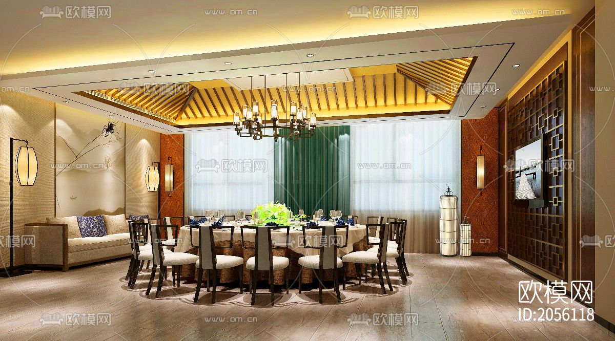 酒店cad图纸下载（渲染图6）