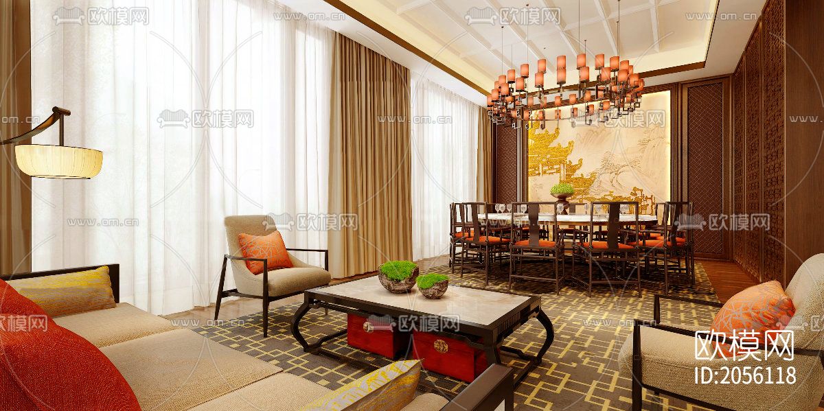 酒店cad图纸下载（渲染图8）