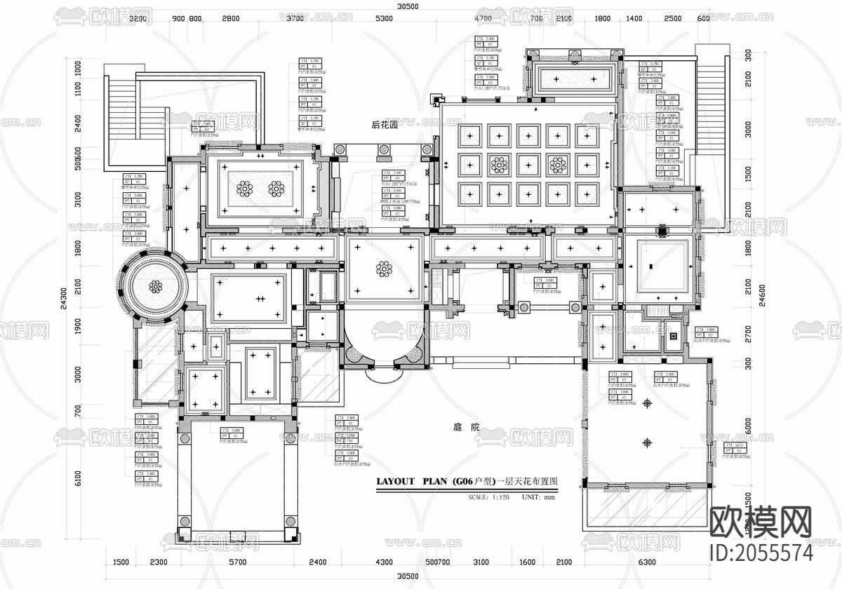 别墅住宅cad施工图下载（渲染图4）