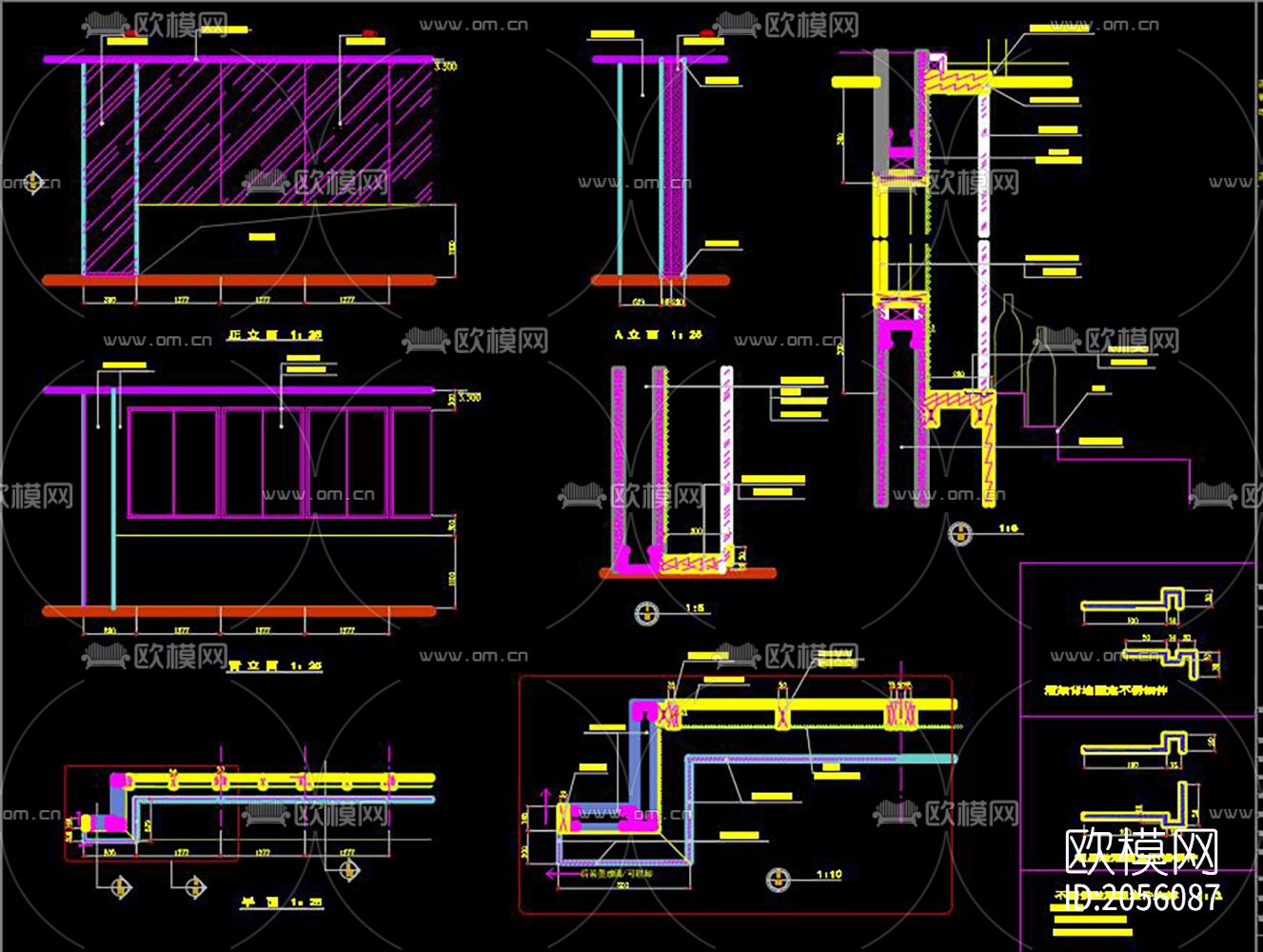 酒吧cad图纸下载（渲染图3）