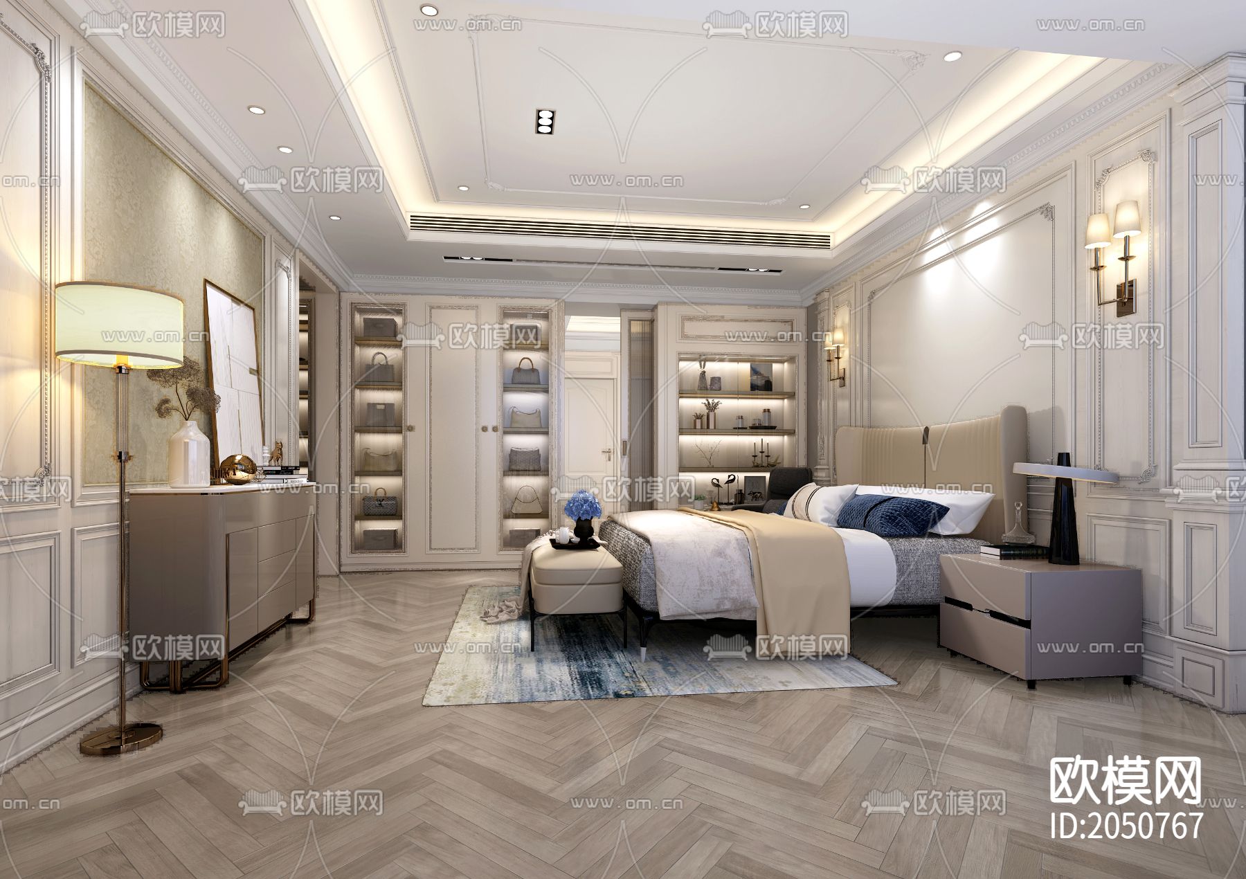 别墅cad平面图下载（渲染图5）