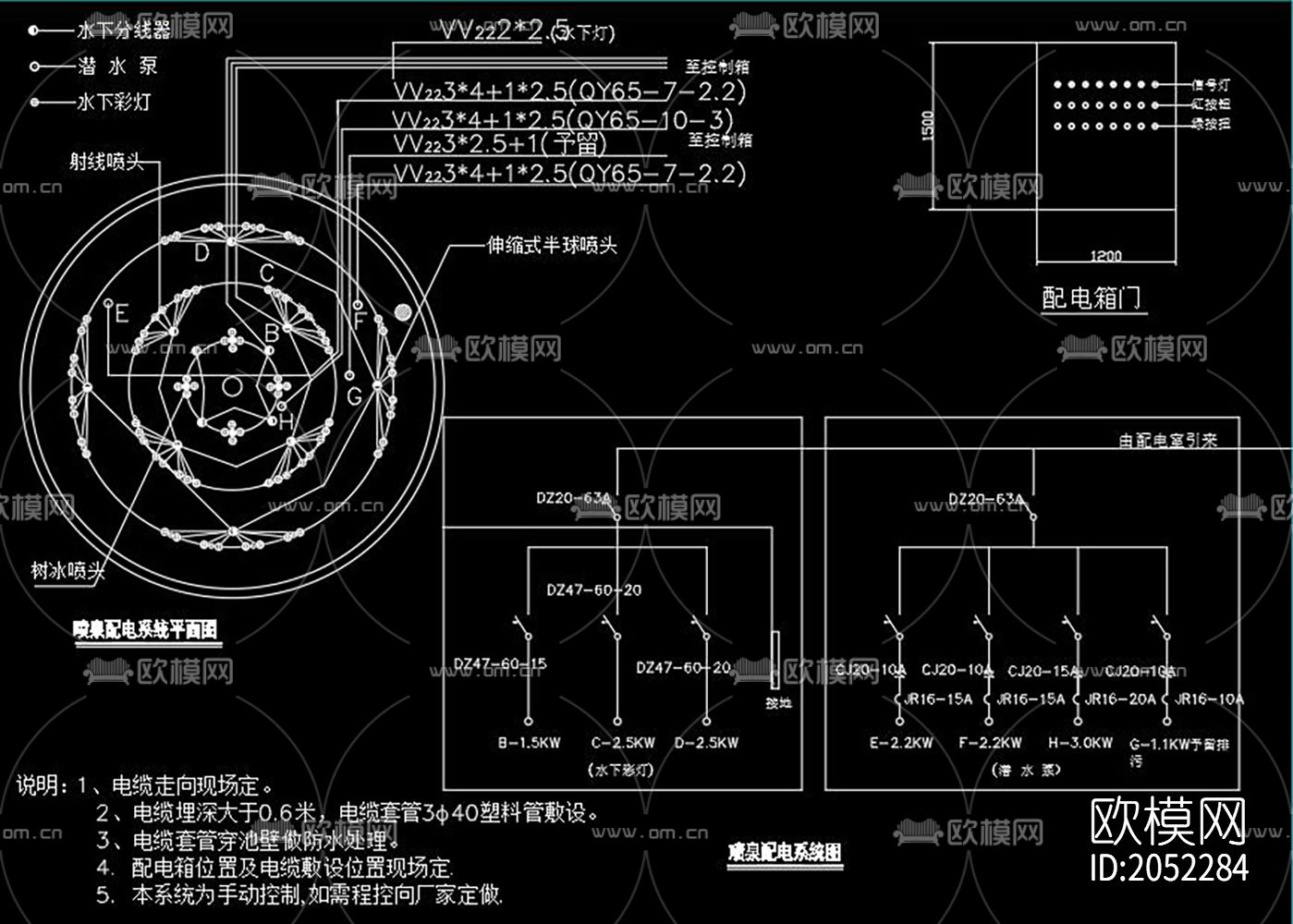 景观绿化工程施工图下载（渲染图9）
