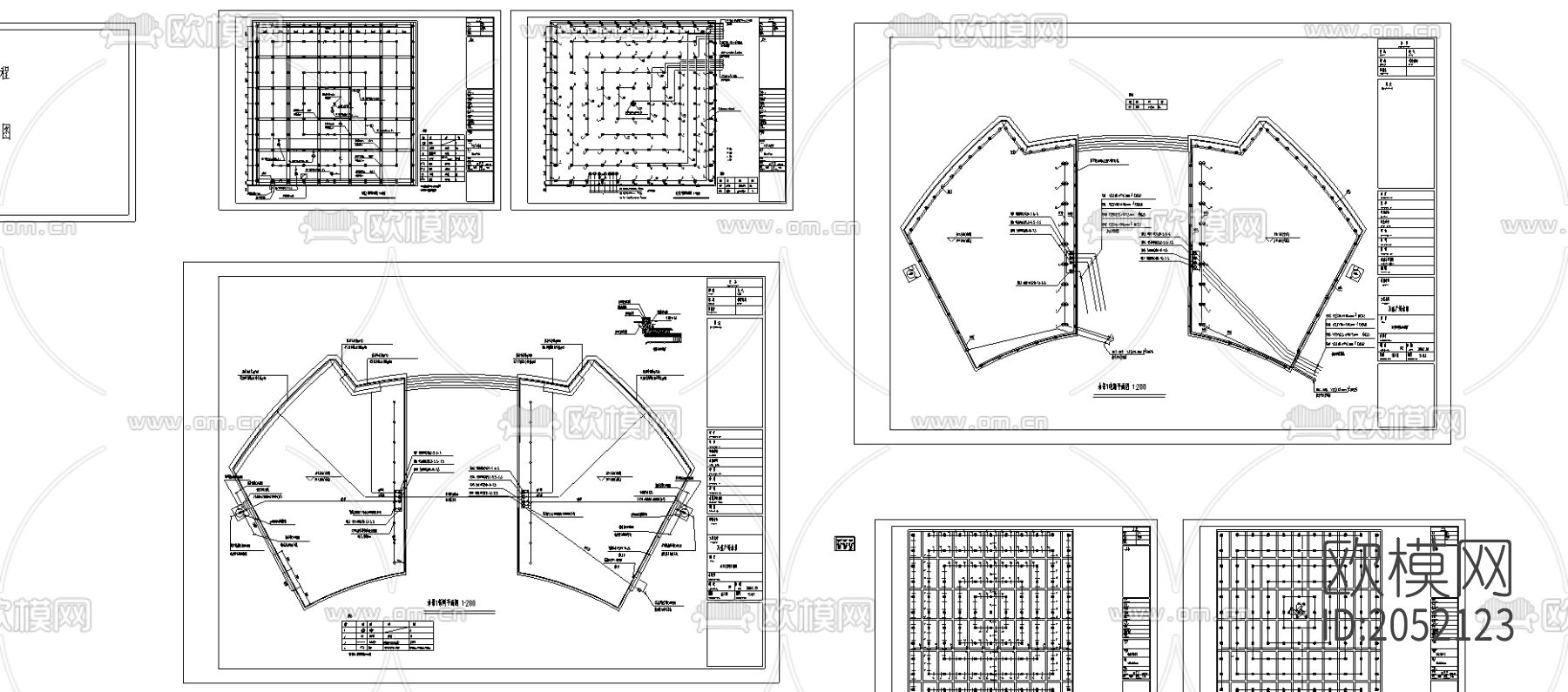 水景cad施工图下载（渲染图2）
