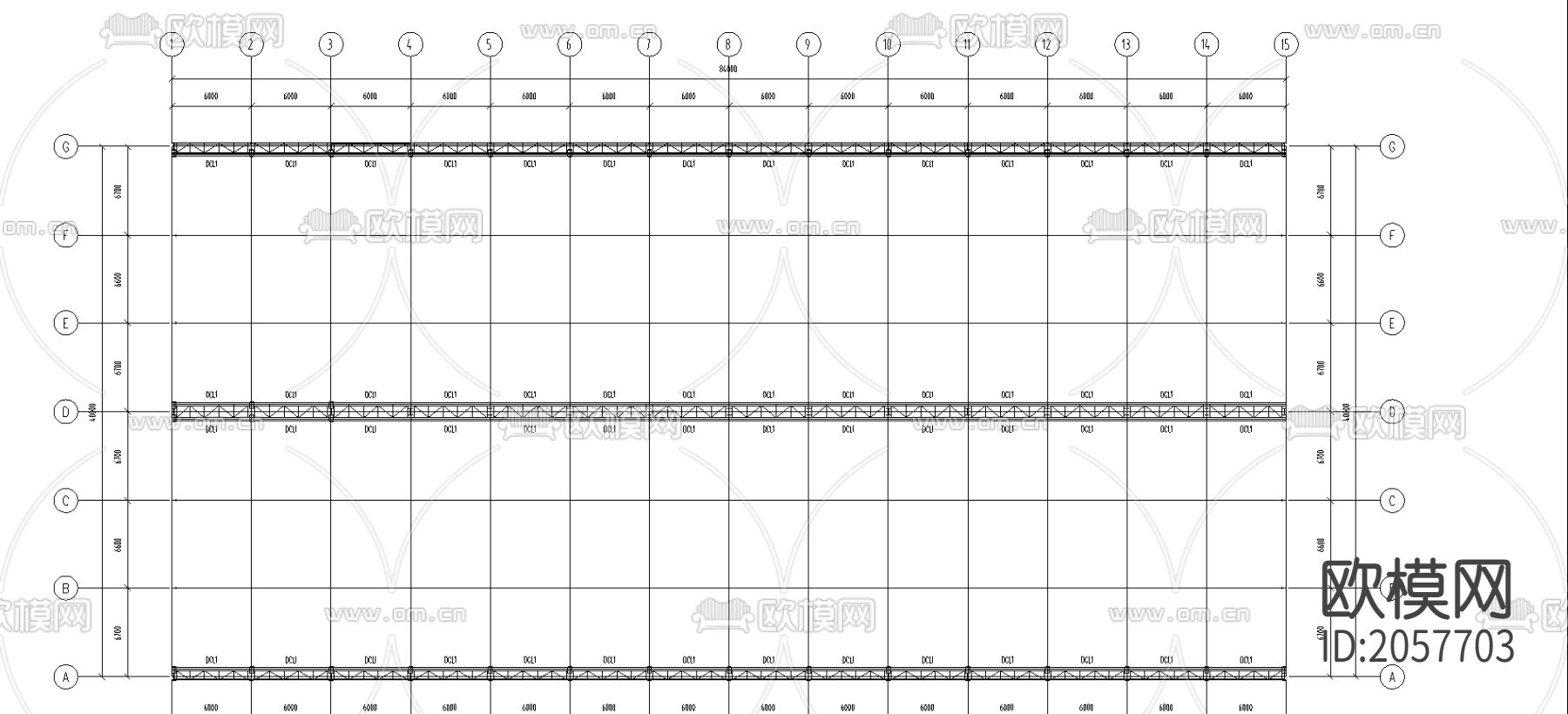 某工程方案CAD施工图下载（渲染图2）