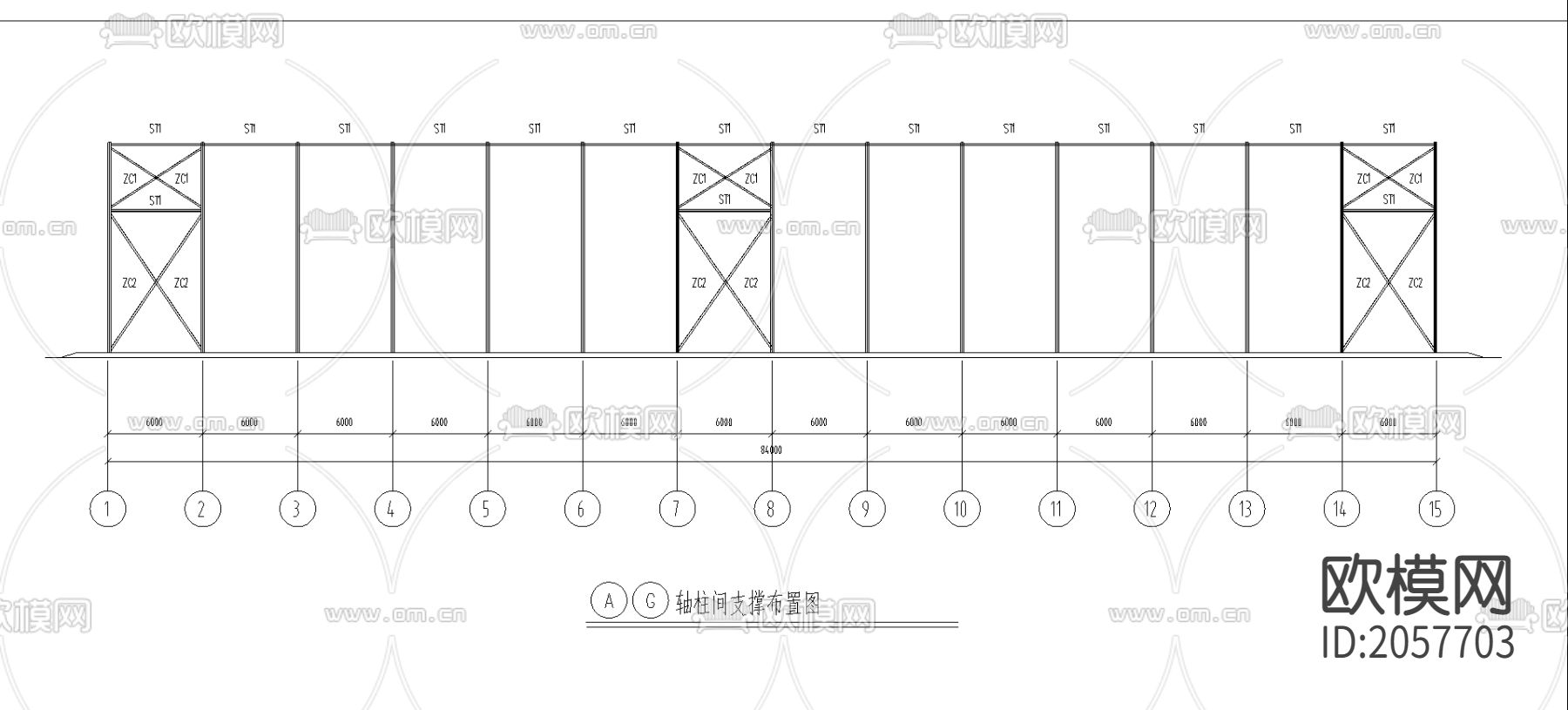 某工程方案CAD施工图下载（渲染图4）