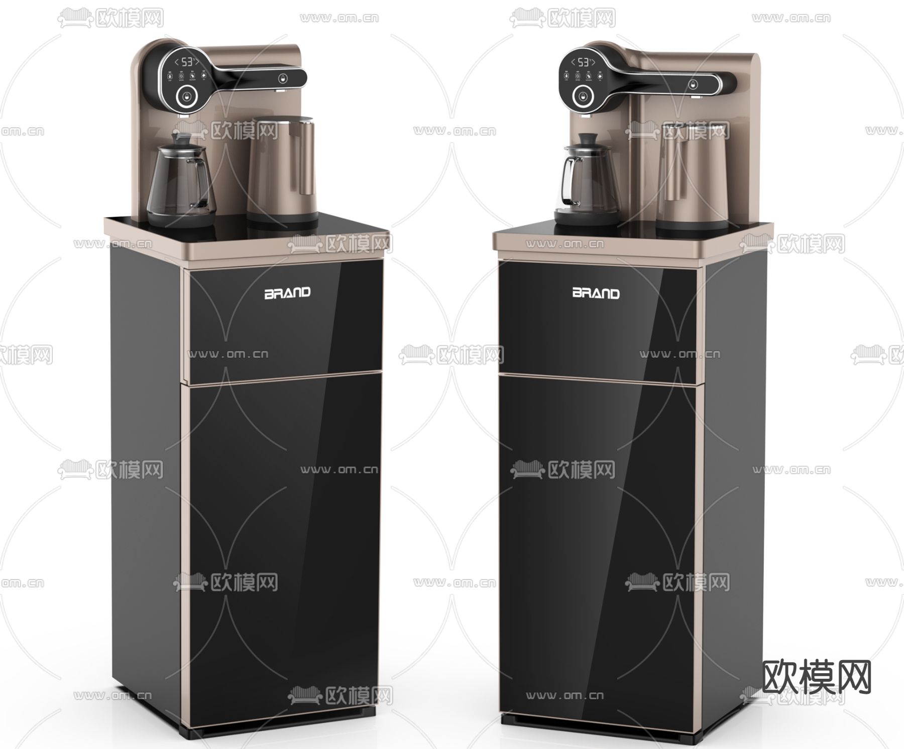 现代茶吧机3d模型