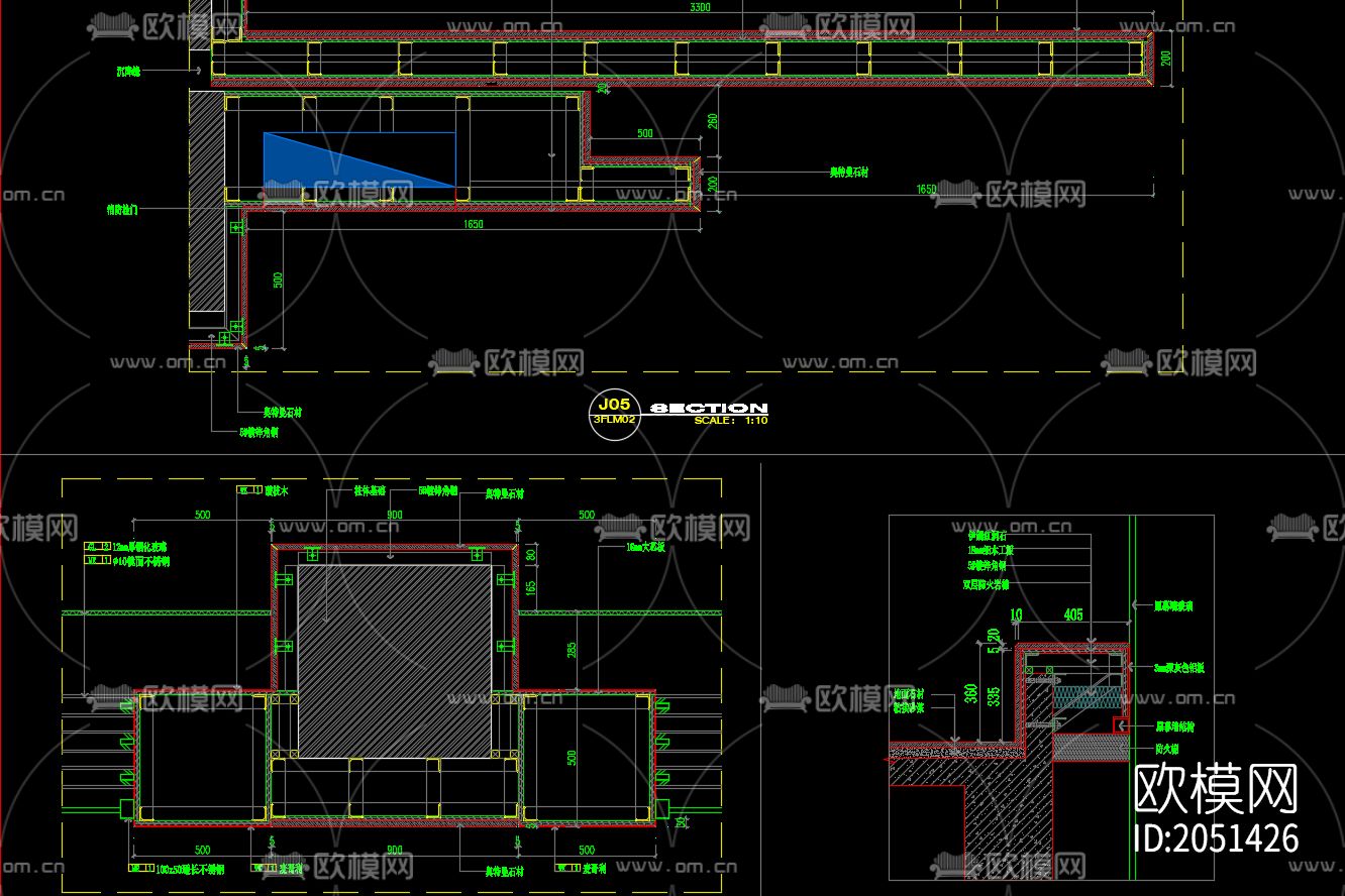 墙身大样节点图下载（渲染图4）