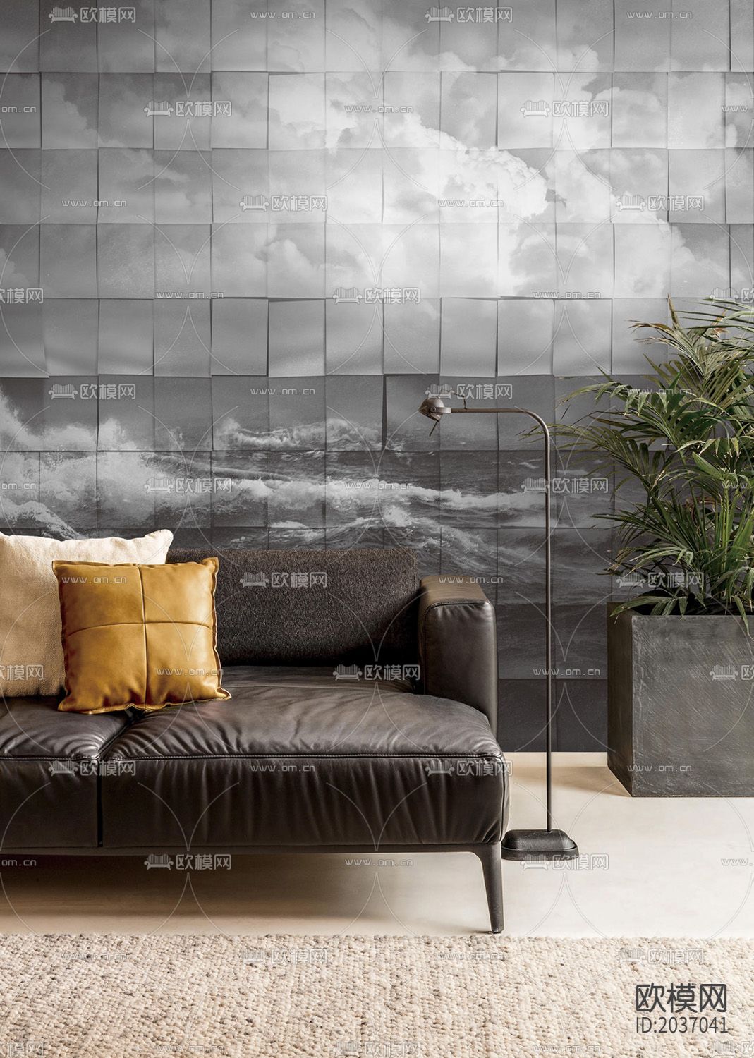 云朵拼装壁纸下载（渲染图5）