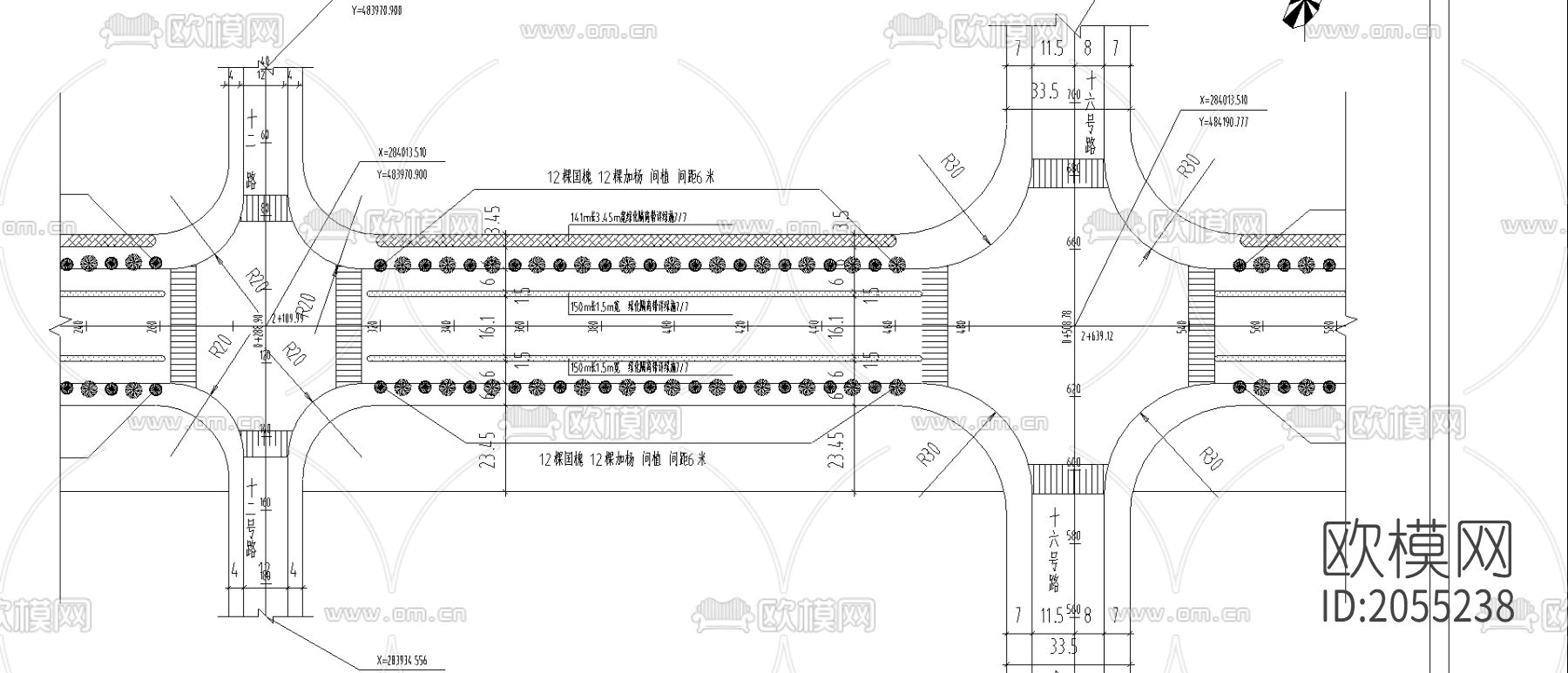 城市道路及给排水管网工程下载（渲染图1）