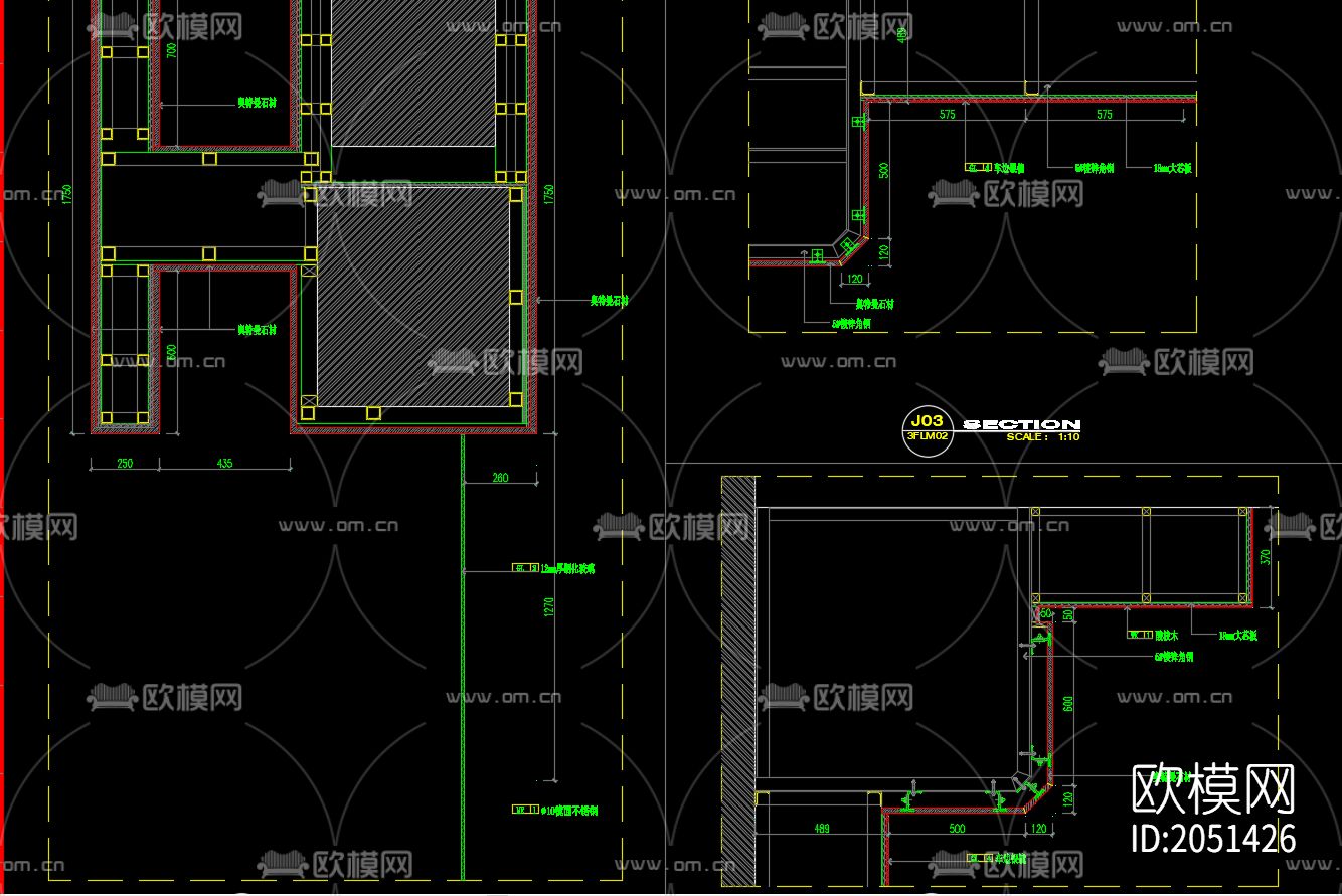 墙身大样节点图下载（渲染图2）