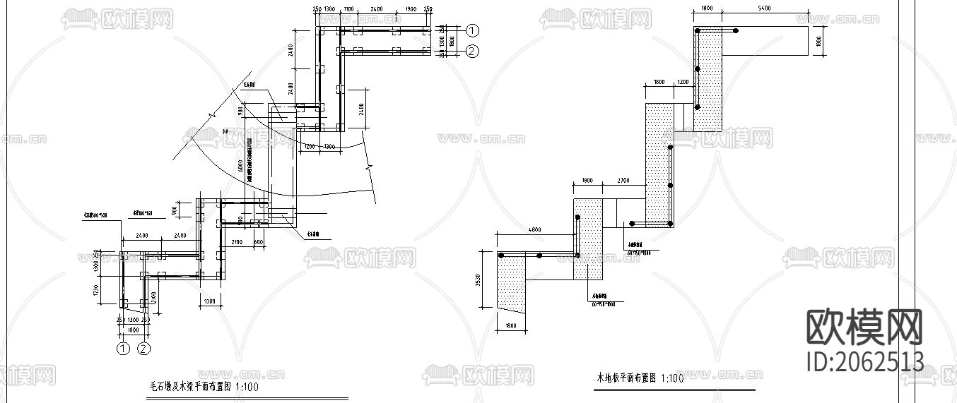 木桥cad节点大样图下载（渲染图1）