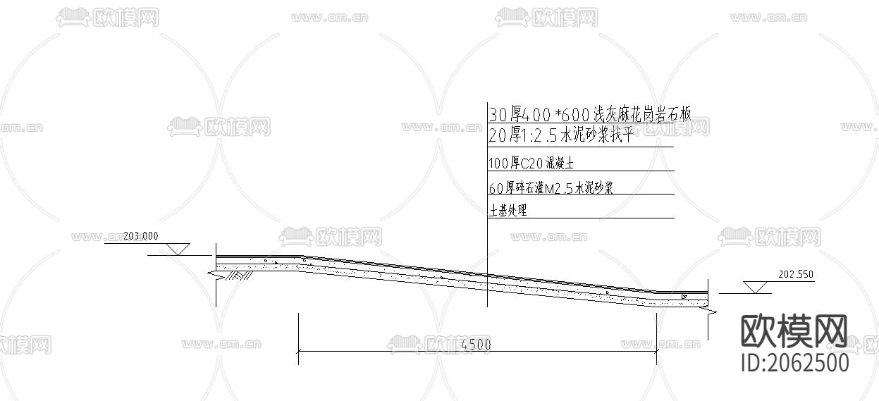 广场规划CAD施工图下载（渲染图3）