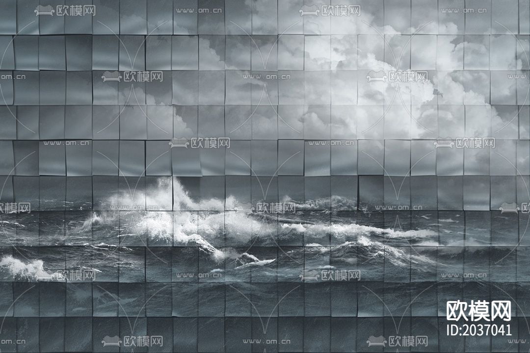 云朵拼装壁纸下载（渲染图2）