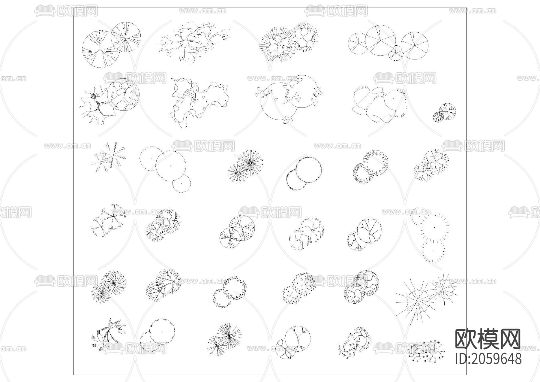 植物cad图库下载