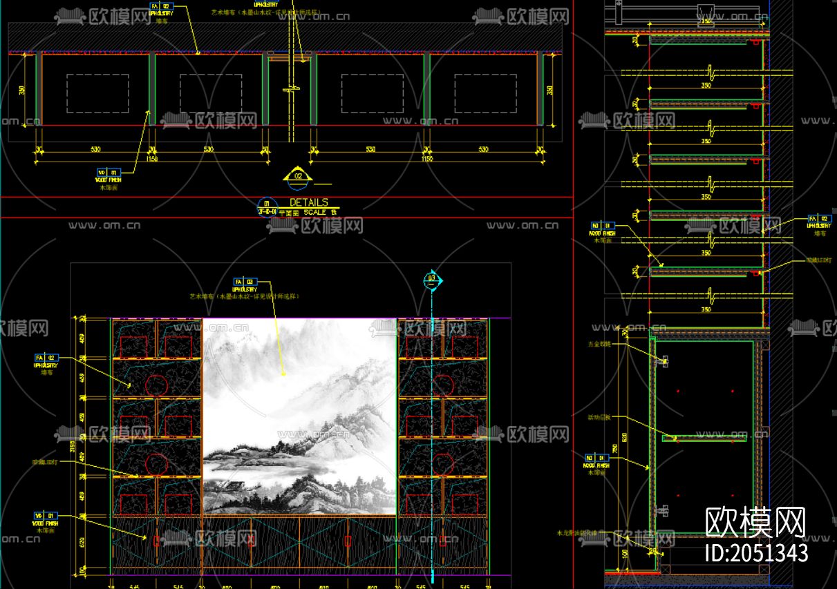 柜体节点大样图下载（渲染图3）