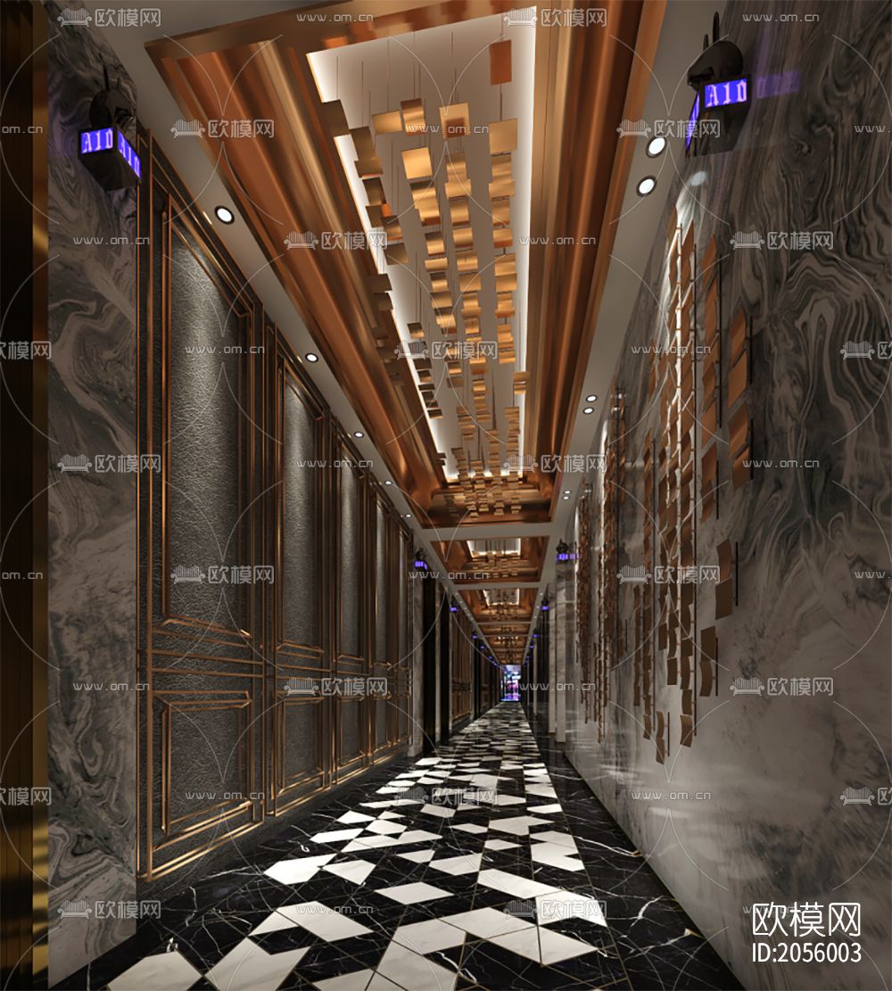 KTV立面节点图下载（渲染图6）