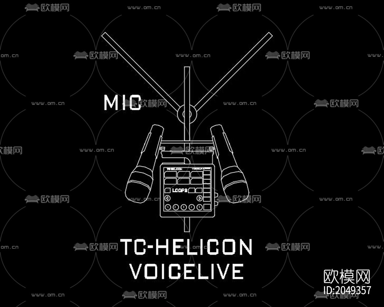 KTV设备cad图库下载（渲染图3）