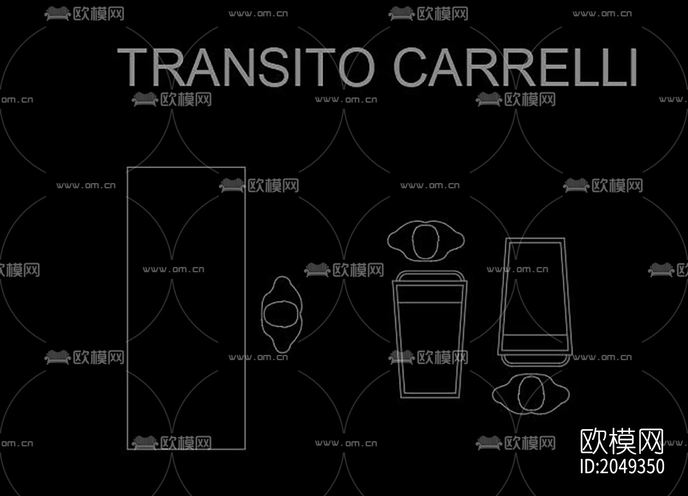 超市设备cad图库下载（渲染图3）