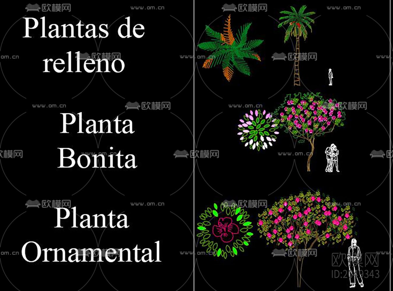 植物cad图库下载（渲染图8）