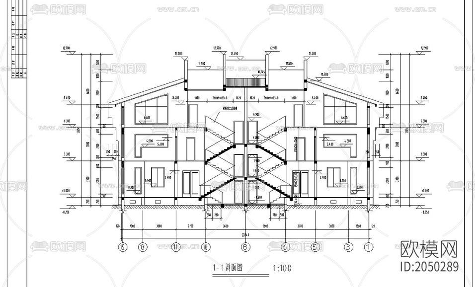 建筑cad施工圖下載(渲染圖5)